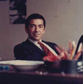 George at work, 1960s
