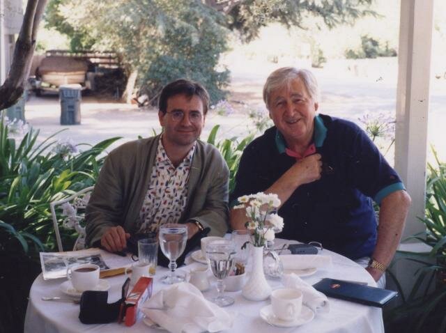 Fess Parker, with Tom Soter, 1998